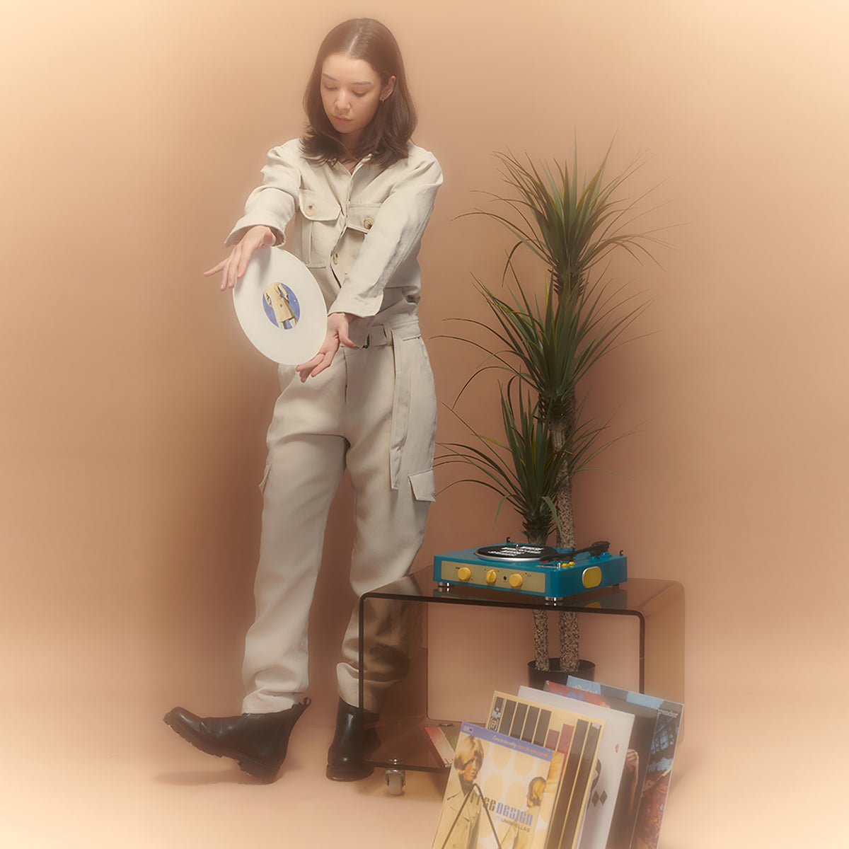 GAD001 | Brad Retro record player ブラッド レトロ レコードプレーヤー