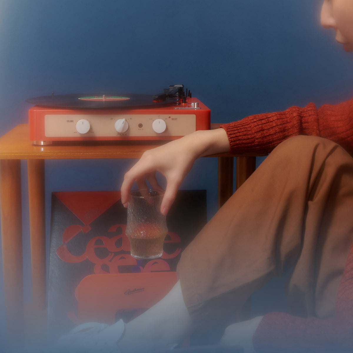 GAD001 | Brad Retro record player ブラッド レトロ レコードプレーヤー