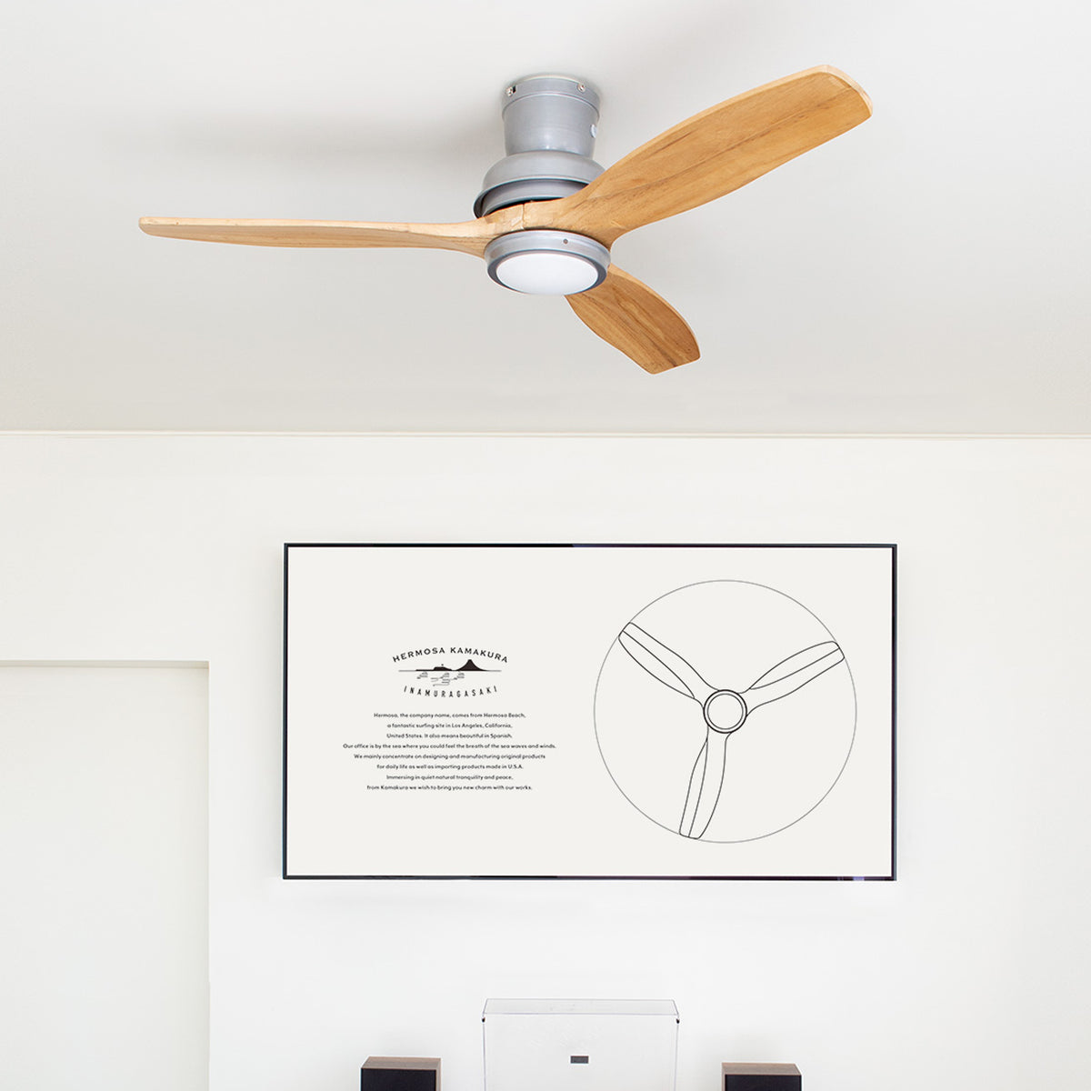 CF-006DC | BAR WOOD CEILING FAN バル ウッド シーリングファン