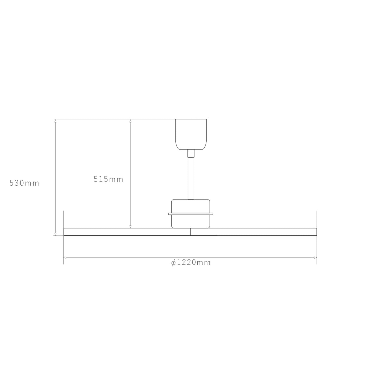 CF-005DC | BASQUE WOOD CEILING FAN バスク ウッド シーリングファン
