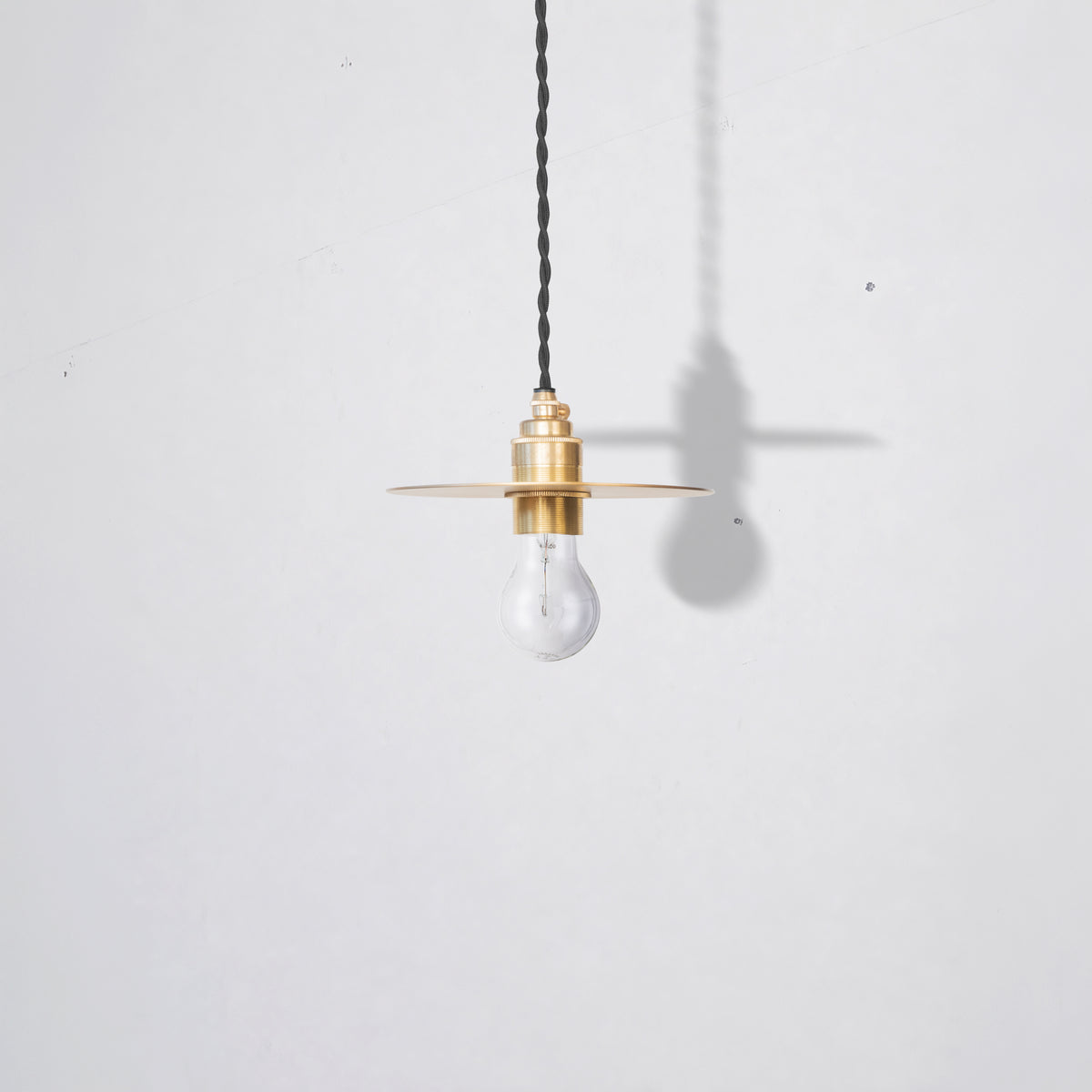 BRASS & CORD STEEL SHADE ブラス&コード スチールシェード ペンダントランプ