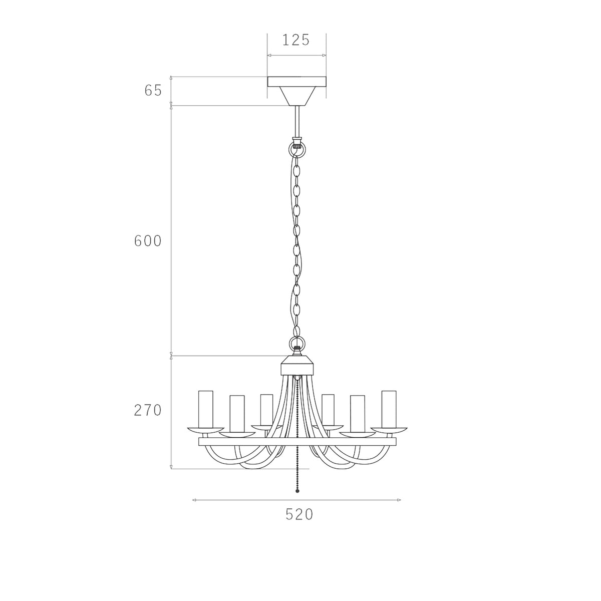 P-090030｜CIRCLE CHANDELIER サークルシャンデリア