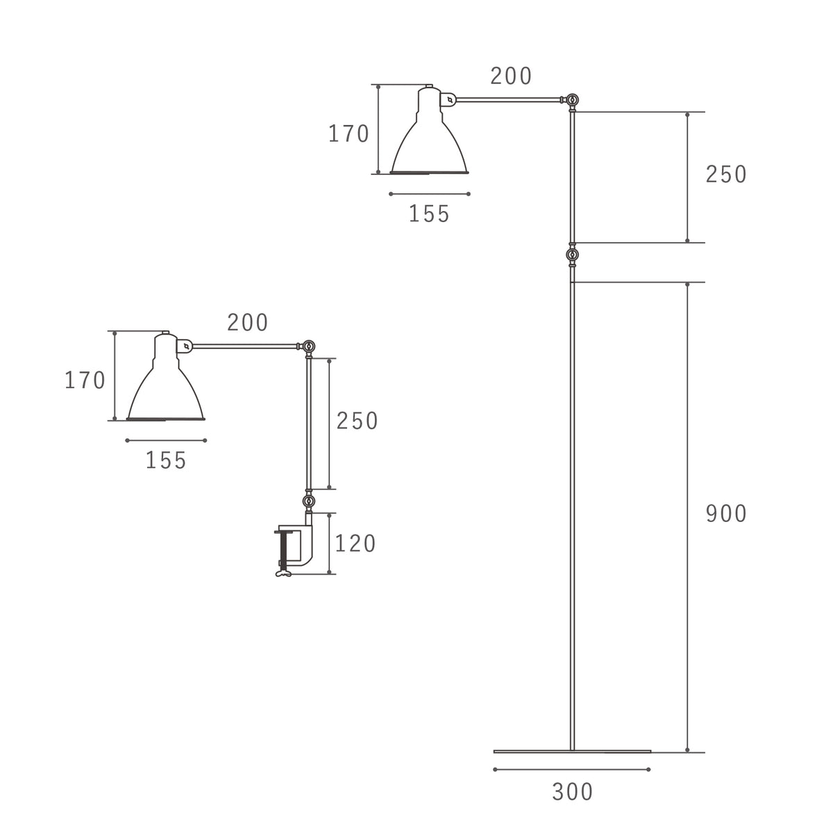 EN-024 | INDUSTRY FLOOR LAMP インダストリー フロアランプ