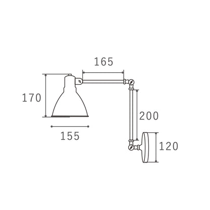 EN-007W | INDUSTRY WALL LAMP インダストリー ウォールランプ