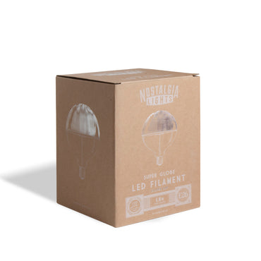 3G125-LEDSV | SUPER GLOBE LED-SILVER CAP-