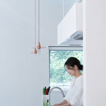 BRASS & CORD STEEL SHADE ブラス&コード スチールシェード ペンダントランプ