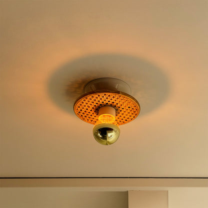CE-006 | PICCOLA ピッコラ シーリングランプ ラタンシェード