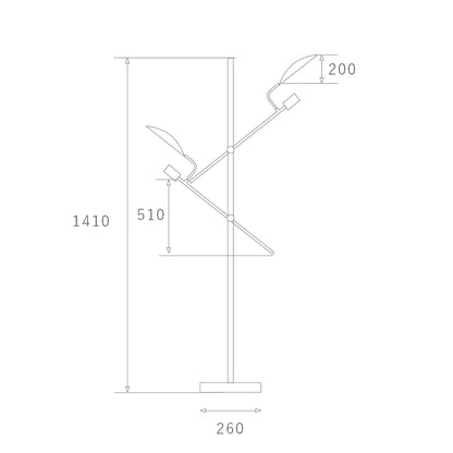 FP-007 | POLDER FLOOR LAMP ポルダー フロアランプ