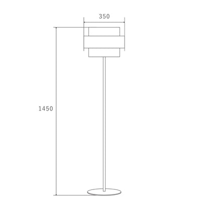 RN-005WAL | RIEDEN FLOOR LAMP リーデン フロアランプ