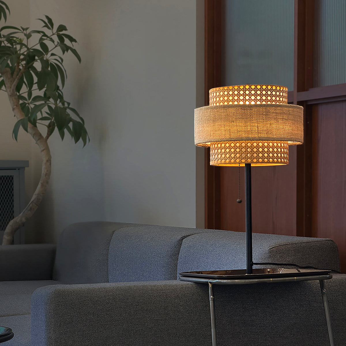 RN-006 | RIEDEN TABLE LAMP WALNUT リーデン テーブルランプ