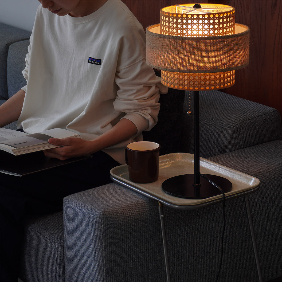 RN-006 | RIEDEN TABLE LAMP WALNUT リーデン テーブルランプ