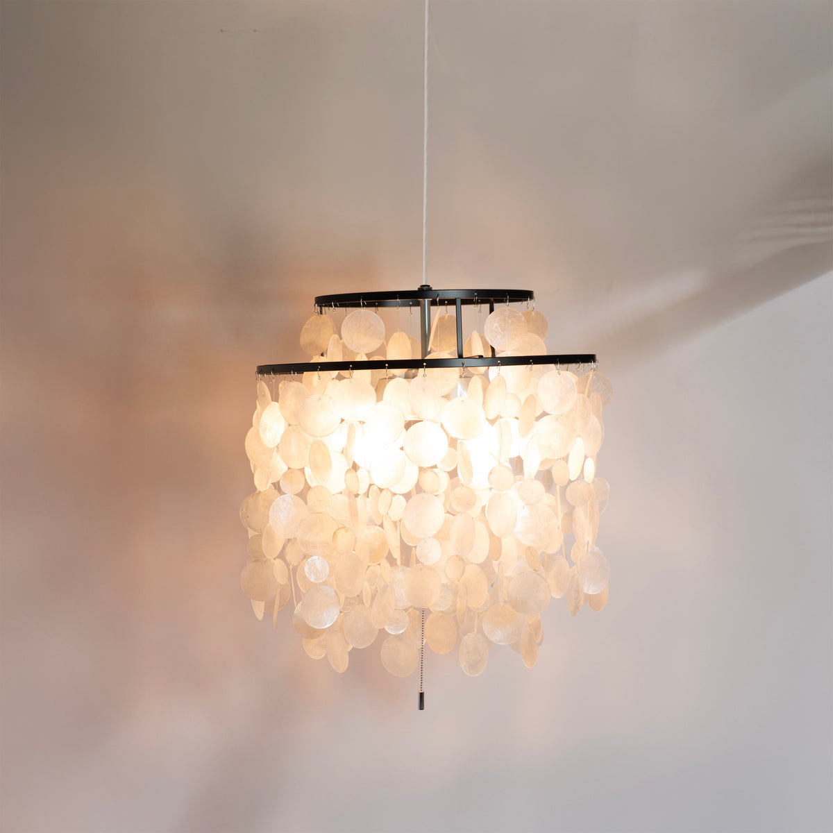 LCLP007WH BK｜SHELL LAMP WHITE BLACK シェルランプ ホワイト ブラック ペンダントランプ