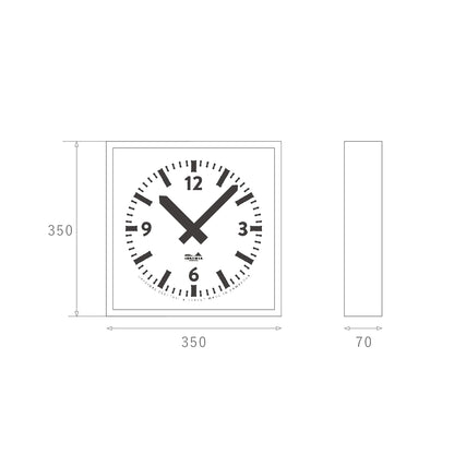 HK-002 | HK SQUARE CLOCK HK スクエア クロック